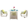 Cozy outdoor patio furniture Eco-friendly rattan garden dining set